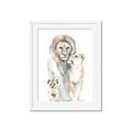 Picture of Lion Fam  _GroupedProduct_Rectangle_Portrait_Mini_ _GroupedProduct_Rectangle_Portrait_Framed_Matted_