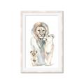 Picture of Lion Fam  _GroupedProduct_Rectangle_Portrait_Mini_ _GroupedProduct_Rectangle_Portrait_Framed_Matted_