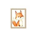 Picture of Woodland Fox _GroupedProduct_Rectangle_Portrait_Mini_ _GroupedProduct_Rectangle_Portrait_Framed_Matted_