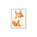 Picture of Woodland Fox _GroupedProduct_Rectangle_Portrait_Mini_ _GroupedProduct_Rectangle_Portrait_Framed_Matted_