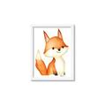 Picture of Woodland Fox _GroupedProduct_Rectangle_Portrait_Mini_ _GroupedProduct_Rectangle_Portrait_Framed_Matted_