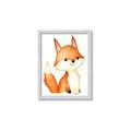 Picture of Woodland Fox _GroupedProduct_Rectangle_Portrait_Mini_ _GroupedProduct_Rectangle_Portrait_Framed_Matted_