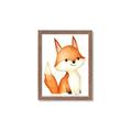 Picture of Woodland Fox _GroupedProduct_Rectangle_Portrait_Mini_ _GroupedProduct_Rectangle_Portrait_Framed_Matted_