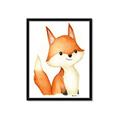 Picture of Woodland Fox _GroupedProduct_Rectangle_Portrait_Mini_ _GroupedProduct_Rectangle_Portrait_Framed_Matted_