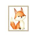 Picture of Woodland Fox _GroupedProduct_Rectangle_Portrait_Mini_ _GroupedProduct_Rectangle_Portrait_Framed_Matted_