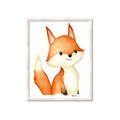 Picture of Woodland Fox _GroupedProduct_Rectangle_Portrait_Mini_ _GroupedProduct_Rectangle_Portrait_Framed_Matted_