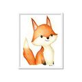 Picture of Woodland Fox _GroupedProduct_Rectangle_Portrait_Mini_ _GroupedProduct_Rectangle_Portrait_Framed_Matted_