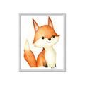 Picture of Woodland Fox _GroupedProduct_Rectangle_Portrait_Mini_ _GroupedProduct_Rectangle_Portrait_Framed_Matted_