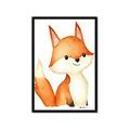 Picture of Woodland Fox _GroupedProduct_Rectangle_Portrait_Mini_ _GroupedProduct_Rectangle_Portrait_Framed_Matted_