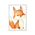 Picture of Woodland Fox _GroupedProduct_Rectangle_Portrait_Mini_ _GroupedProduct_Rectangle_Portrait_Framed_Matted_