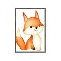 Picture of Woodland Fox _GroupedProduct_Rectangle_Portrait_Mini_ _GroupedProduct_Rectangle_Portrait_Framed_Matted_