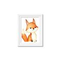 Picture of Woodland Fox _GroupedProduct_Rectangle_Portrait_Mini_ _GroupedProduct_Rectangle_Portrait_Framed_Matted_
