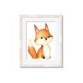 Picture of Woodland Fox _GroupedProduct_Rectangle_Portrait_Mini_ _GroupedProduct_Rectangle_Portrait_Framed_Matted_