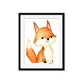 Picture of Woodland Fox _GroupedProduct_Rectangle_Portrait_Mini_ _GroupedProduct_Rectangle_Portrait_Framed_Matted_