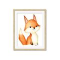 Picture of Woodland Fox _GroupedProduct_Rectangle_Portrait_Mini_ _GroupedProduct_Rectangle_Portrait_Framed_Matted_