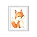 Picture of Woodland Fox _GroupedProduct_Rectangle_Portrait_Mini_ _GroupedProduct_Rectangle_Portrait_Framed_Matted_