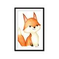 Picture of Woodland Fox _GroupedProduct_Rectangle_Portrait_Mini_ _GroupedProduct_Rectangle_Portrait_Framed_Matted_