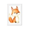 Picture of Woodland Fox _GroupedProduct_Rectangle_Portrait_Mini_ _GroupedProduct_Rectangle_Portrait_Framed_Matted_