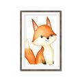 Picture of Woodland Fox _GroupedProduct_Rectangle_Portrait_Mini_ _GroupedProduct_Rectangle_Portrait_Framed_Matted_