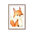 Picture of Woodland Fox _GroupedProduct_Rectangle_Portrait_Mini_ _GroupedProduct_Rectangle_Portrait_Framed_Matted_