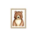 Picture of Woodland Bear _GroupedProduct_Rectangle_Portrait_Mini_ _GroupedProduct_Rectangle_Portrait_Framed_Matted_