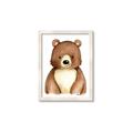 Picture of Woodland Bear _GroupedProduct_Rectangle_Portrait_Mini_ _GroupedProduct_Rectangle_Portrait_Framed_Matted_