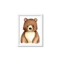 Picture of Woodland Bear _GroupedProduct_Rectangle_Portrait_Mini_ _GroupedProduct_Rectangle_Portrait_Framed_Matted_