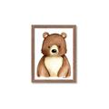 Picture of Woodland Bear _GroupedProduct_Rectangle_Portrait_Mini_ _GroupedProduct_Rectangle_Portrait_Framed_Matted_