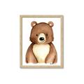 Picture of Woodland Bear _GroupedProduct_Rectangle_Portrait_Mini_ _GroupedProduct_Rectangle_Portrait_Framed_Matted_
