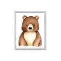 Picture of Woodland Bear _GroupedProduct_Rectangle_Portrait_Mini_ _GroupedProduct_Rectangle_Portrait_Framed_Matted_