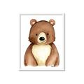 Picture of Woodland Bear _GroupedProduct_Rectangle_Portrait_Mini_ _GroupedProduct_Rectangle_Portrait_Framed_Matted_