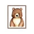Picture of Woodland Bear _GroupedProduct_Rectangle_Portrait_Mini_ _GroupedProduct_Rectangle_Portrait_Framed_Matted_
