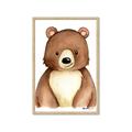 Picture of Woodland Bear _GroupedProduct_Rectangle_Portrait_Mini_ _GroupedProduct_Rectangle_Portrait_Framed_Matted_