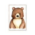 Picture of Woodland Bear _GroupedProduct_Rectangle_Portrait_Mini_ _GroupedProduct_Rectangle_Portrait_Framed_Matted_