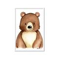 Picture of Woodland Bear _GroupedProduct_Rectangle_Portrait_Mini_ _GroupedProduct_Rectangle_Portrait_Framed_Matted_