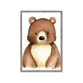 Picture of Woodland Bear _GroupedProduct_Rectangle_Portrait_Mini_ _GroupedProduct_Rectangle_Portrait_Framed_Matted_