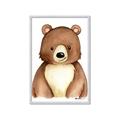 Picture of Woodland Bear _GroupedProduct_Rectangle_Portrait_Mini_ _GroupedProduct_Rectangle_Portrait_Framed_Matted_
