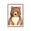 Picture of Woodland Bear _GroupedProduct_Rectangle_Portrait_Mini_ _GroupedProduct_Rectangle_Portrait_Framed_Matted_