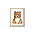 Picture of Woodland Bear _GroupedProduct_Rectangle_Portrait_Mini_ _GroupedProduct_Rectangle_Portrait_Framed_Matted_