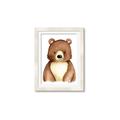 Picture of Woodland Bear _GroupedProduct_Rectangle_Portrait_Mini_ _GroupedProduct_Rectangle_Portrait_Framed_Matted_
