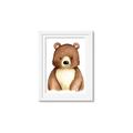 Picture of Woodland Bear _GroupedProduct_Rectangle_Portrait_Mini_ _GroupedProduct_Rectangle_Portrait_Framed_Matted_