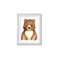 Picture of Woodland Bear _GroupedProduct_Rectangle_Portrait_Mini_ _GroupedProduct_Rectangle_Portrait_Framed_Matted_