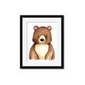 Picture of Woodland Bear _GroupedProduct_Rectangle_Portrait_Mini_ _GroupedProduct_Rectangle_Portrait_Framed_Matted_