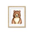 Picture of Woodland Bear _GroupedProduct_Rectangle_Portrait_Mini_ _GroupedProduct_Rectangle_Portrait_Framed_Matted_