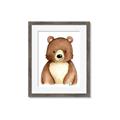 Picture of Woodland Bear _GroupedProduct_Rectangle_Portrait_Mini_ _GroupedProduct_Rectangle_Portrait_Framed_Matted_