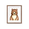 Picture of Woodland Bear _GroupedProduct_Rectangle_Portrait_Mini_ _GroupedProduct_Rectangle_Portrait_Framed_Matted_