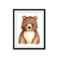Picture of Woodland Bear _GroupedProduct_Rectangle_Portrait_Mini_ _GroupedProduct_Rectangle_Portrait_Framed_Matted_