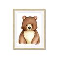 Picture of Woodland Bear _GroupedProduct_Rectangle_Portrait_Mini_ _GroupedProduct_Rectangle_Portrait_Framed_Matted_