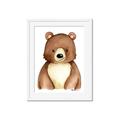 Picture of Woodland Bear _GroupedProduct_Rectangle_Portrait_Mini_ _GroupedProduct_Rectangle_Portrait_Framed_Matted_