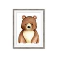Picture of Woodland Bear _GroupedProduct_Rectangle_Portrait_Mini_ _GroupedProduct_Rectangle_Portrait_Framed_Matted_
